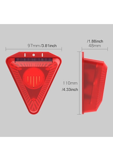 Bokıoesde 6led Solar Alarm Işığı Ip65 Su Geçirmez Sensör Açık
