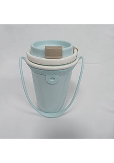 Dofolink Yeşil Silikon Kahve Bardak Taşıyıcı - Dayanıklı, Yeniden Kullanılabilir, Çok Fonksiyonlu Dışarıdaki Etkinlikler İçin El Askısı Açık Yeşil