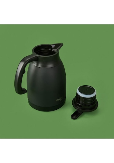 Evidea Kitchen Çay Termosu - Siyah - 1,5 Lt Siyah