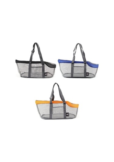 Dm Cbtx Pttie Baggie Panoramik Nefes Alabilen Köpek Taşıma Çantası 0901b Gri Mavi