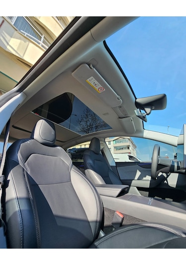 ÇAMKIRAN Tesla Model Y Juniper 2025 Uyumlu Elektrikli Tavan Perdesi