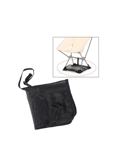 Dolıty Sandalyesiz Çökmeyi Önleyici Mat Katlanır Kamp Siyah Çok Renkli