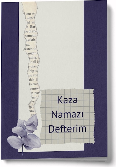 1 Yıllık Kaza Namazı Defterim - Mor Çok Renkli