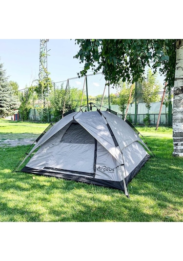 Argeus Infinity 3 Kişilik 3 Mevsim Otomatik Kamp Çadırı Arg-206 Altın