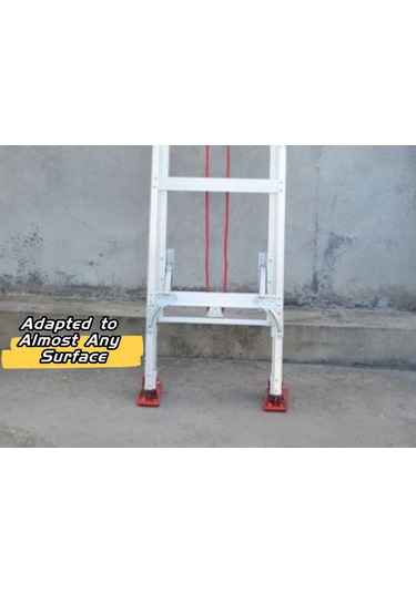 Reedark Alüminyum Merdiven Kayma Engelleme Yedek Ayaklıklı Paspas - 2 Adet Ve Uyumlu Vida Seti