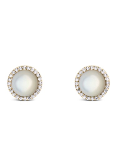 Audrey Earrings Mother Of Pearl Gold Gold