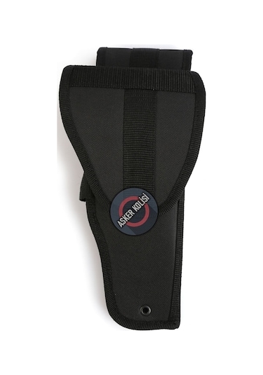 Askeri Siyah Klasik 9 Mm Polis Özel Güvenlik Silah Tabanca Kılıfı Siyah