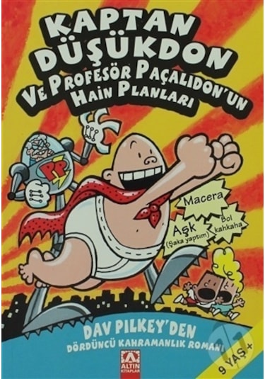 Altın Yayınları Kaptan Düşükdon 4 Profesör Paçalı Don