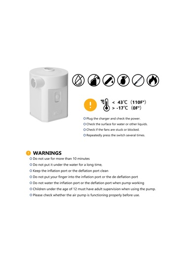 Padalink "taşınabilir Usb Şarjlı Mini Hava Pompası - 4 Nozullu, Pratik Ve Kompakt"