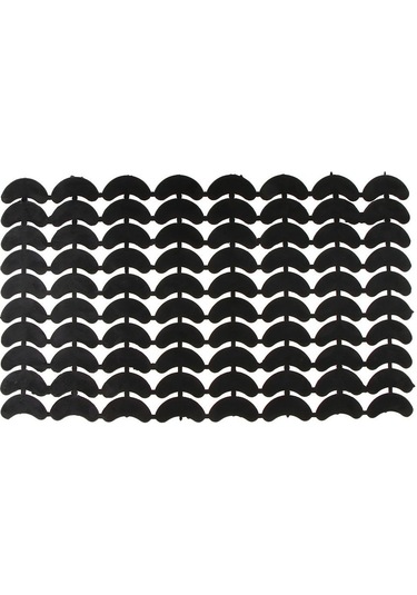 Homyl 40 Çift Siyah Topuk Plakası Yüksek Topuklu Ayakkabı M Siyah