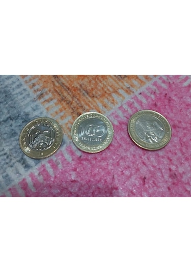 Madeni Para 3'Lü Set 88632663