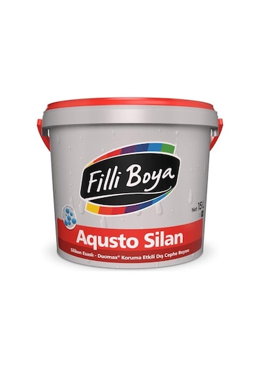 Filli Boya Aqusto Silan Silikonlu Dış Cephe Boyası 15 Lt 1 Adet