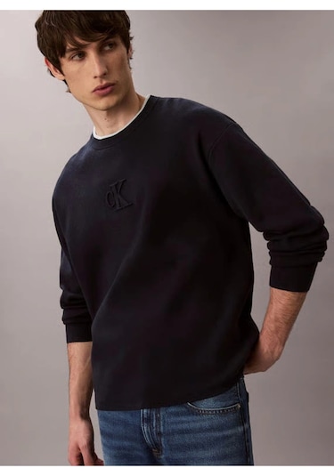 Calvin Klein Erkek Kazak Lv04rd300g Cef Lacivert Lacivert