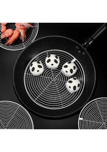 Youtek 28cm Gıda Seviyesi 304 Paslanmaz Çelik Kalın Tabak, Ev Ve Ticari Kullanıma Uygun, Multifonksiyonel Pişirme, Kolay Temizlenir, Modern Stili