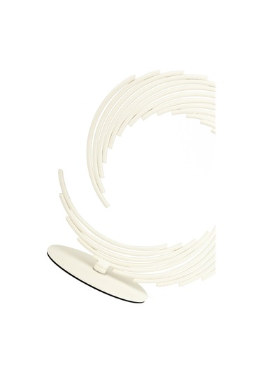 Begüsa Bakü Metal Aksesuar Biblo 25 Cm Beyaz