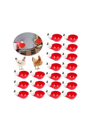 Pazly Tavuk, Suluk Su Seti Pp Plastik Otomatik Ördek, Kümes Kaz Kabı Hayvanı Geeroyoo Sağlam Adet Abs 20 - An