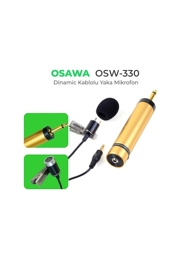 Osawa Osw-330 Kablolu Yaka Mikrofonu