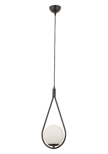 Apliqa Mirza Tekli Beyaz Camlı Modern Mutfak Salon Sarkıt Avize