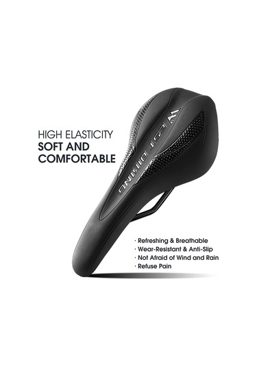 Moveevo Dağ Bisikleti Yumuşak Süngeri: Yüksek Esneklikli, Nefes Alıcı, Kaymaz, Kolay Kurulumlu Bisiklet Jantı Siyah