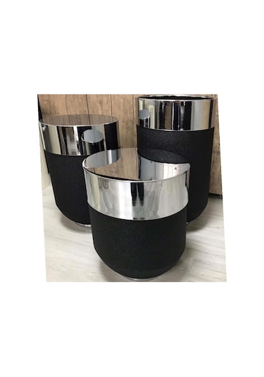 Dekoratif Büyük Gümüş Masa, Darbuka Masa 50 Cm