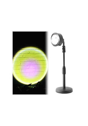 Hfambition Modern Güneş Işığı Projeksiyon Lambası - 90 Açı Ayarlı, Usb Güçlü, Taşınabilir Dekoratif Aydınlatma