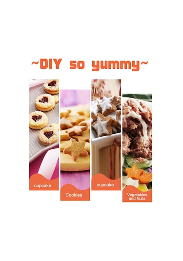 Dofolink Ev İçi Paslanmaz Çelik Cupcake Çekirdek Alıcı - Pasta, Sebze, Meyve Kalıbı İle Puf Pastalarını Doldurmak İçin Çiçek Desenli Kalıp