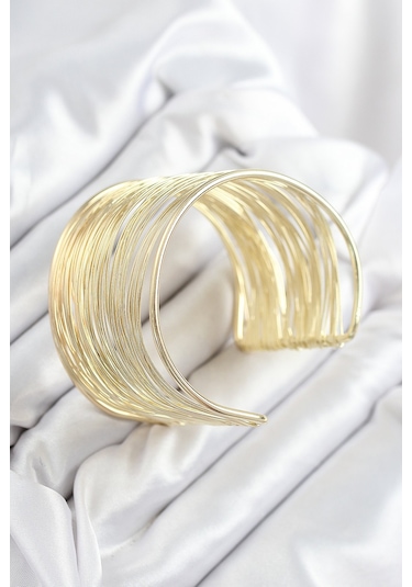 Pirinç Tel Sarma Model Gold Renk Kadın Bileklilk Çok Renkli 75849974