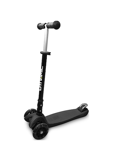 Dynamic Capri 3 Teker Katlanabilir Işıklı Scooter - Siyah