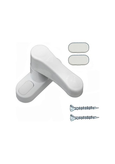 Ersa Kapı Pencere Emniyet Kilidi Çekmeli Beyaz Metal