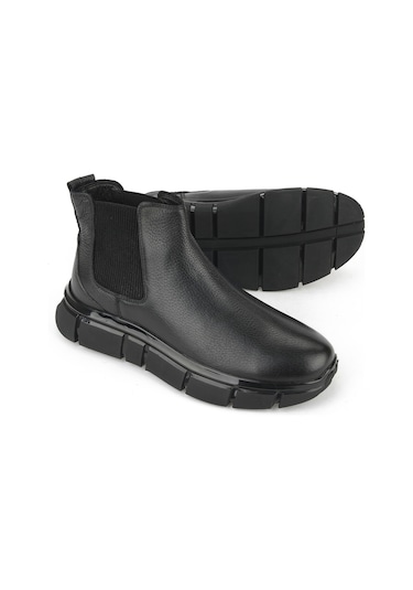 Ziya, Erkek Hakiki Deri Bot 1531025z2506 Siyah 1531025z2506 000 Siyah