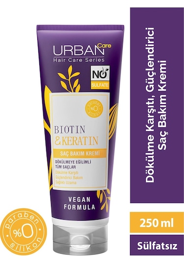 Urban Care Biotin & Keratin Saç Kremi 250 ML