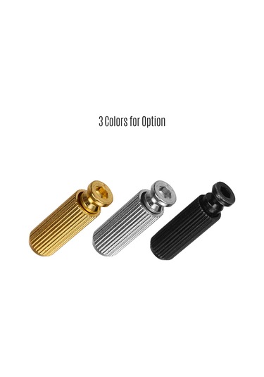 Geeroyoo Elektro Gitar Tremoço Köprüsü Torkma Vida Seti - 8mm Çaplı Gümüş Renkli 2 Adet - Köprü Tamiri Ve Değişimi İçin