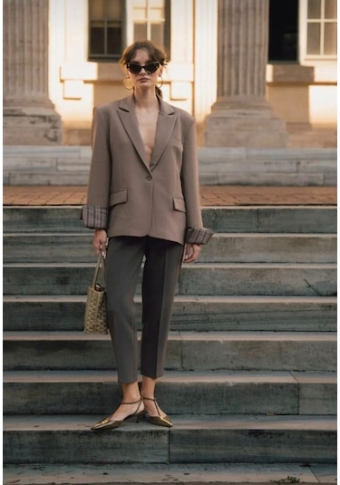 Ceket Kumaş Blazer Siyah