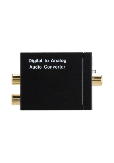 Samdoo Siyah Dijital Fiber Optik/koaksiyel'den Stereo L/r Ses Çevirici, 32-96khz Örnekleme Oranı, Rca Çıkış