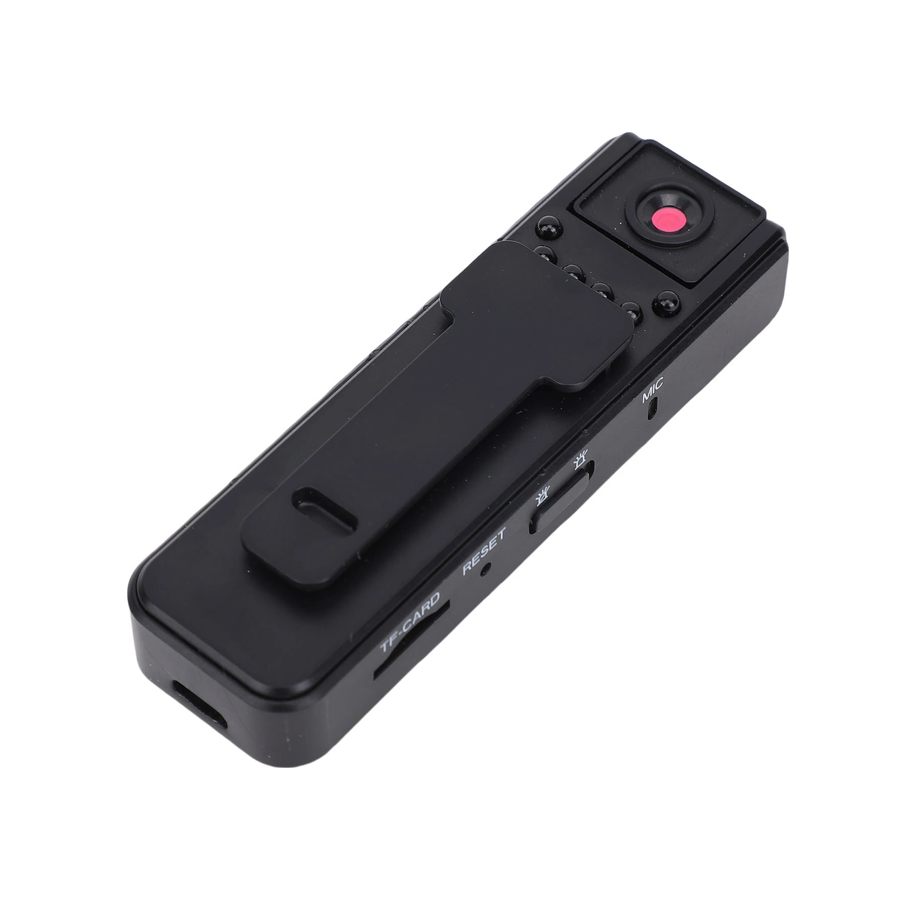 Xiyyadms 1080p Hd Spor Kamera, 180 Döner Lens, Gecelik Görüş, Gürültü Filtresi, Tek Tuşlu Kontrol, Dayanıklı Spor Klembi, Dahili Batarya