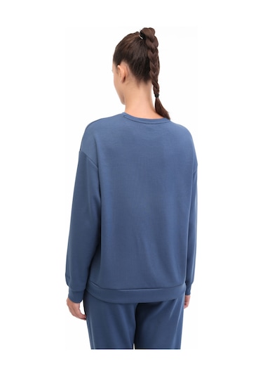 Lumberjack Wb 16alıce-c Ck97 5pr İndigo Kadın Sweatshirt 000000000102025800 Mavi