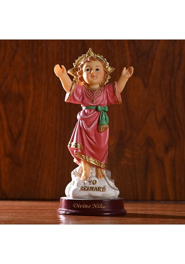 Suntek Magideal Açık Kol Kutsal Çocuk Heykeli Yapıt Katolik Heykel Raf