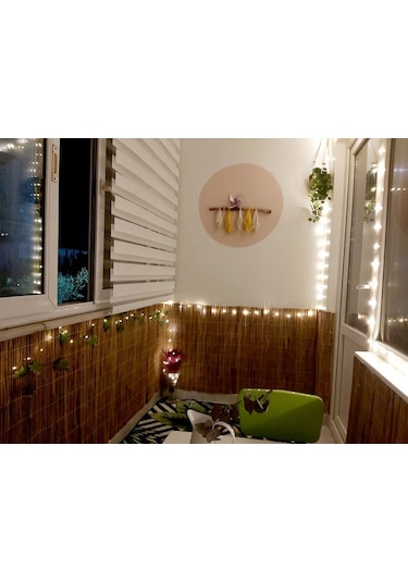 80 Cm X 6 Metre Hasır Kamış Dekarasyon Bahçe Çiti Balkon Çiti