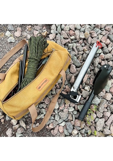 Novahub Kamp Çadırı Kurulum Kanvas Çantası - Büyük Zemin Çivisi Makyaj Çantası Klipsli Um44332-8 Renkli Çanta - Yurt Dışından Çok Renkli Çok Renkli