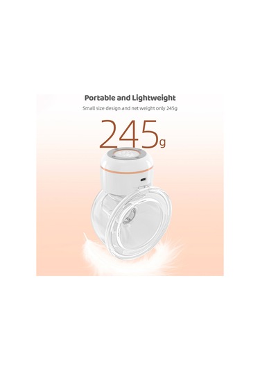 Geeksen Pratik Ve Rahat Kullanım İçin Kablosuz Göğüs Pompası - 4 Mod Ve 12 Emme Seviyesi, Sızıntı Önleyici Tasarım, 180ml Kapasiteli, Düşük Sesli, Taşınabilir.