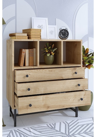 Decormet Carla Şifonyer Safir Meşe Diğer