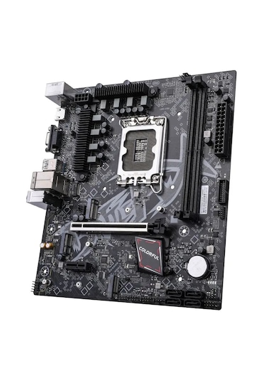 Colorful BATTLE-AX B760M-K D5 V20 Intel B760 7200 MHz (OC) DDR5 Soket 1700 mATX Anakart