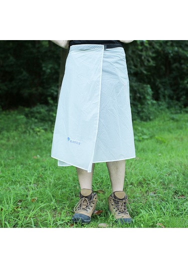 Aubyhe Halka Ayarlanabilir Bel Bantlı Su Geçirmez Outdoor Etek - Mavi Dağa Çıkma, Kamp İçin Mavi