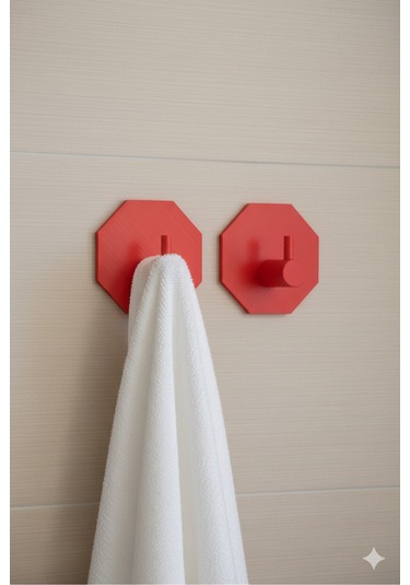 2 Li Askılık Kapı Arkası, Duvara Monte, Dayanıklı Malzeme, Yeşil 24 Yeşil