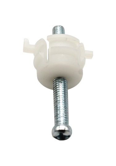 Yuntech01 Vw T4 Transporter Ön Far Ayar Vida Seti, Demir Ve Plastik Malzeme, Dayanıklı, Kolay Kurulum, 2 Adet Gümüş Beyaz