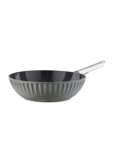 Madame Coco Freya Wok Tava - Yeşil - 30 CM