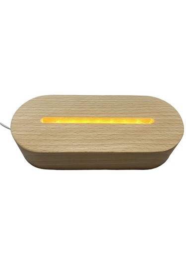 Suntek Led Gece Işığı Ahşap Taban Tutucu Sıcak-beyaz Sıcak Beyaz Diğer