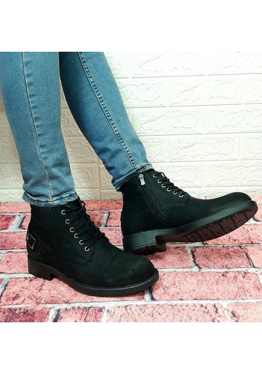 Voyager 4327 Bağacaklı Fermuarlı Aksesuarlı Hakiki Deri Erkek Bot