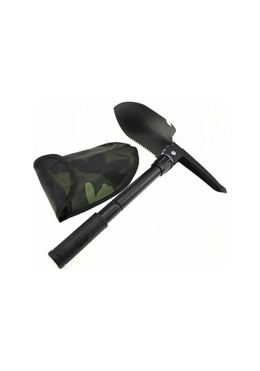 Besthome1 Tırmanma Kamp Katlanır Küreği Siyah Siyah