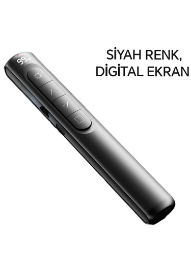 Global S12 Pointer Dijital Led Ekran Şarj Edilebilir Lazer Sunum Kalemi